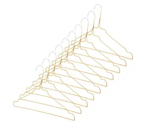 Compactor 10er Set Metallbügel - gold / 40 x 23 cm