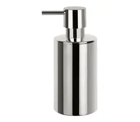 Spirella TUBE Seifenspender Porzellan verchromt / 300 ml