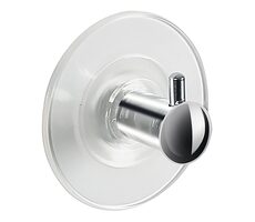 Spirella MOLLY Haken mit Saugnapf transparent / PVC / Edelstahl / 60 mm