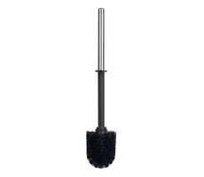 Spirella Ersatz-Toilettenbürste für COCCO/MOJI/SUN/MOON schwarz / Edelstahlgriff