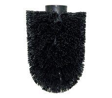 Spirella Ersatz-Toilettenbürstenkopf schwarz - Durchmesser 72 mm