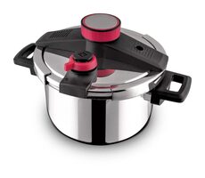 Lamart Dampfdruckkochtopf 4L silber / Edelstahl