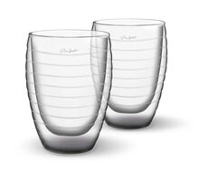 Lamart Vaso 2er-Set Saftgläser 370 ml, Klar/Borosilikat-Doppelglas