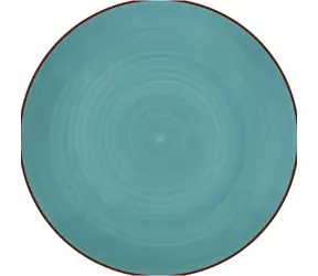 Lamart Happy Flacher Teller blau / Keramik
