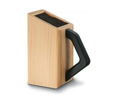 VICTORINOX Messerblock mit braunem Griff