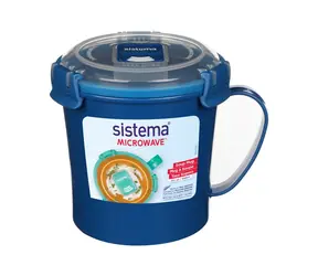 Sistema Mikrowellen-Suppenbecher, 656 ml, blau