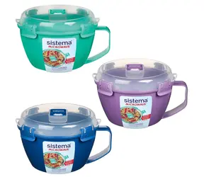 Sistema Mikrowellen-Nudeln und Pommes Frites, Behälter 940 ml, verschiedene Farben