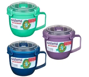 Sistema Mikrowellen-Suppenbecher, klein, 565 ml, verschiedene Farben
