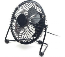 Gembird USB-Tischventilator 4" schwarz