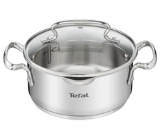 TEFAL Duetto+ G7194355 Kasserolle mit Deckel 18 cm / 2,0 l / Edelstahl