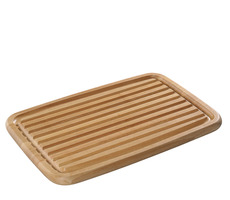 Zassenhaus 51018 Brotschneidebrett / 42 x 27,5 x 2 cm / Gummibaumholz