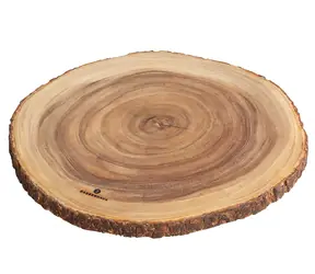 Zassenhaus 59083 Servierteller aus Holz / 45 x 2,5 cm / Akazienholz / 1,4 kg