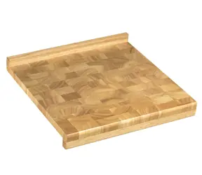 Zassenhaus 50929 Quadratische Arbeitsplatte / 39 x 39 x 4,5 cm / Gummibaumholz / 2,5 kg