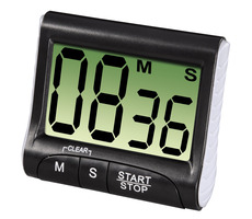 Xavax Countdown schwarz / digitaler Küchentimer