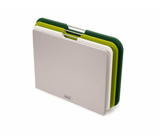 Joseph joseph Nest Large grün / 3er-Set Schneidebretter mit Etui / 35,5 x 26 x 6,5cm / Kunststoff