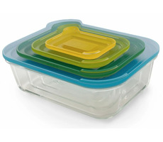 Joseph joseph Nest - Lebensmittelgläser aus Glas / 130 ml / 550 ml / 1,3 l / 2,5 l 