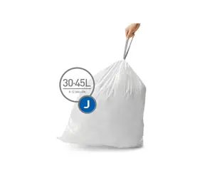 Simplehuman Müllsäcke 30-45 L Typ J / einziehbar / 20 Stück pro Packung / Nachverkauf
