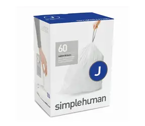 Simplehuman Müllbeutel 30-45 L Typ J einziehbar / 3 x 20 Stück (60 Beutel)