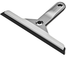 Simplehuman Klappbarer Fensterabzieher - 26/3 cm / Zinkguss / eloxiertes Aluminium