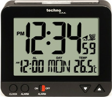TechnoLine WT 195 - Digitalwecker mit Thermometer / Nachverkauf