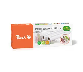 Peach Vakuumfolie PH100 klar / 2 Rollen / 2 x 90 Mikrometer / 2x 3M