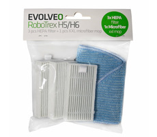 Evolveo -Zubehör für RoboTrex H5 / (3 Stück HEPA-Filter + 1 Stück XXL-Mikrofasermopp)