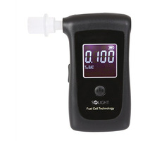 Solight 1T06 Alkoholtester / Professioneller Alkoholtester mit präzisem Sensor der Brennstoffzellentechnologie / Bereich 0,0 - 4,0 ‰