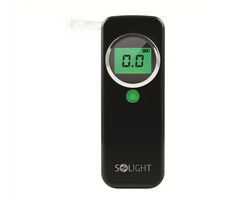 Solight 1T07 Alkoholtester / Alkoholtester mit Messbereich 0,0 - 1,5‰ BAC / Genauigkeit: ± 0,2‰