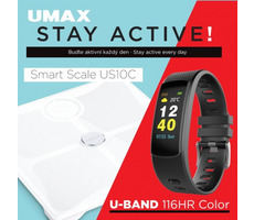 Umax Bleiben Sie aktiv! / Intelligente Personenwaage Umax SMART Scale US10C + Smart-Armband U-Band 116HR