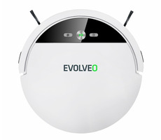 Evolveo RoboTrex H6 weiß / Roboterstaubsauger / 2600 mAh / 62 dB / HEPA / Wasserwischen / Station / Controller