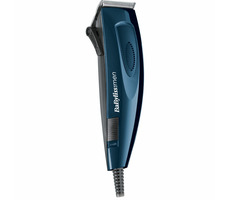 Babyliss E695E / Haarschneider / 8 Aufsätze / Schutzhülle / Bürste / Kamm / Öl / Blau