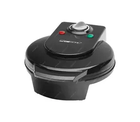 Clatronic WA 3491 schwarz / Waffeleisen / 1200 W / 4 Waffeln / Herzform 