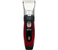 Camry CR2821 / Akku-Hundehaarschneider / 35 W / 4 Kämme / Ersatzakku / Rot-Schwarz