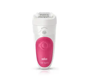 Braun Silk-épil 5-500 SensoSmart / Epilierer / 30 Min. Betrieb / 2 Geschwindigkeiten / Rosa-Weiß