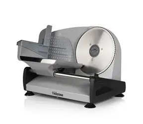 Tristar EM-2099 / Küchenhobel / 150 W / 0-15 mm / 19 cm Klinge / Edelstahl / Silber