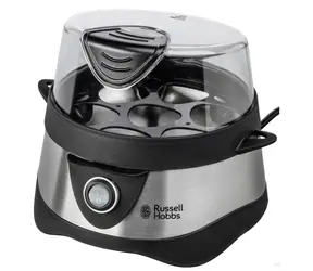 Russell Hobbs Stylo 14048-56 schwarz / Eierkocher / 365 W / bis zu 7 Eier / Edelstahl