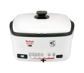 TEFAL Versalio Deluxe 7in1 FR490070 / Multifunktionstopf / 1600 W / Fassungsvermögen 1,3kg / 2L Öl / weiß