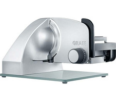 Graef Master M20 silber / Elektro-Allesschneider / 170 W / Messerdurchmesser 170 mm / Schnittstärke 0-20 mm