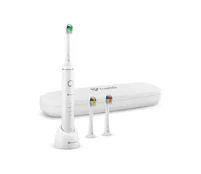 TrueLife SonicBrush Compact Weiß / Elektrische Zahnbürste / 70.000 Vibrationen pro Minute / 4 Modi / 2 Bürstenköpfe