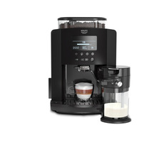 Krups EA819N Arabica Latte / Kaffeevollautomat / 1450 W / 1,7 l / 4 Rezepte / Schwarz / Endverkauf