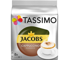 Tassimo Jacobs Cappuccino / Kaffee in Kapsel / 8 Stück