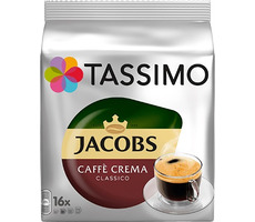 Tassimo Jacobs Caffe Crema Classico / Kaffee in Kapsel / 16St
