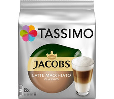 Tassimo Jacobs Latté Macchiato / Kaffee in Kapsel / 8 Stück
