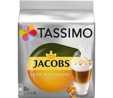 Tassimo Jacobs Latté Macchiato Caramel / Kaffee in Kapsel / 8St