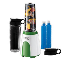 Russell Hobbs 25160-56 Explore Mix&Go Cool / Smoothie-Mixer / 300 W / 1 Geschwindigkeit / 2x 600 ml Flasche + 2x Kühlrohre