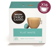 NESCAFÉ Dolce GUSTO Flat White / Kaffee in Kapsel / 16 Stk