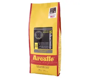 Arcaffe Mokacrema 1 kg / Kaffeebohnen / 100 % Arabica / Vakuumverpackung