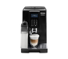 DeLonghi Dinamica ECAM schwarz / Kaffeevollautomat / 1450W / 15 bar / 1,8 L / Milchaufschäumer / 2 Tassen gleichzeitig
