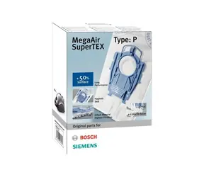 BOSCH Filterpapierbeutel für Staubsauger der BOSCH BSG-Serie (4 Stück) / Nachverkauf