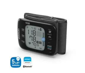 Omron RS7 Intelli IT schwarz / Digitales Blutdruckmessgerät fürs Handgelenk